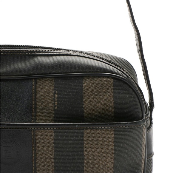 Fendi Crossbody Pequin Bag in Coated Canvas - Picture 6 of 14